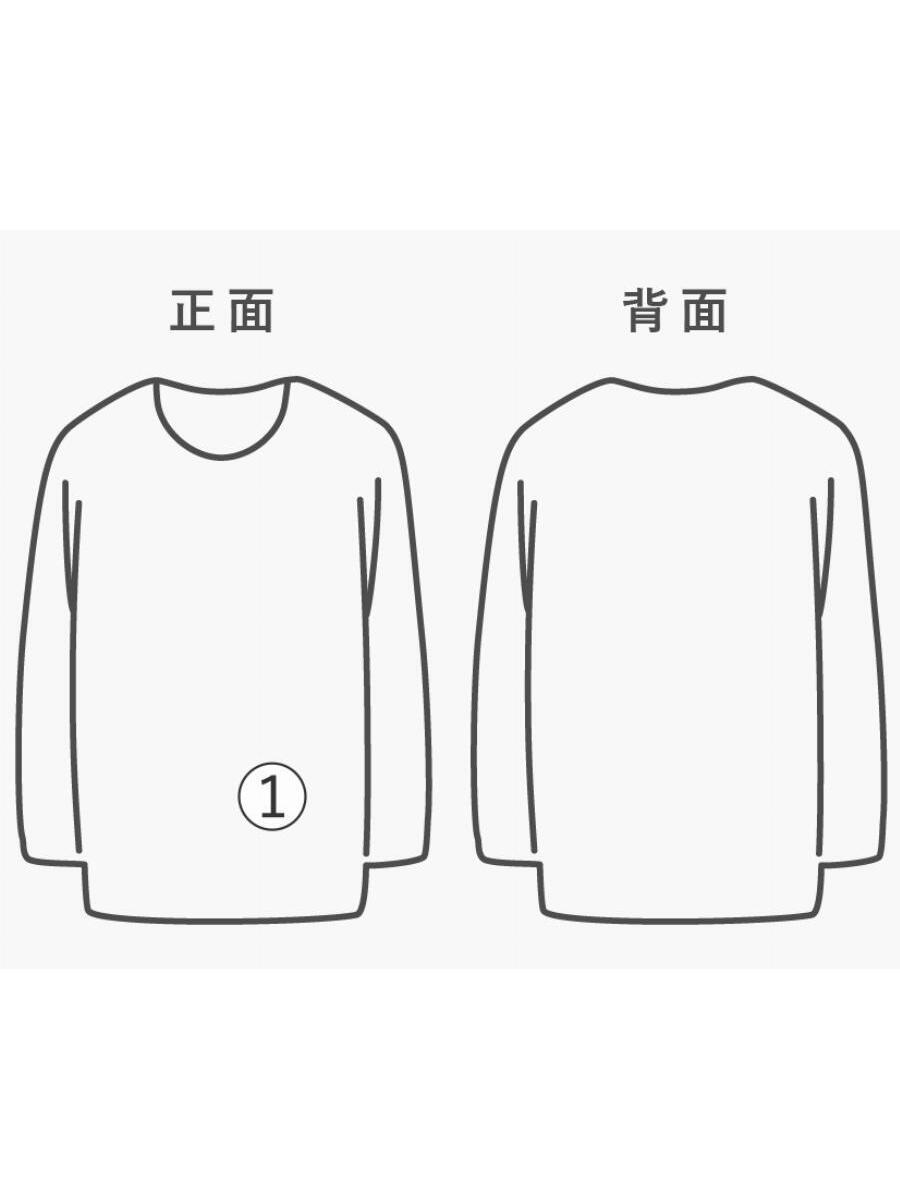 COMOLI◆長袖Tシャツ/2/コットン/WHT/無地/P01-05005_画像6