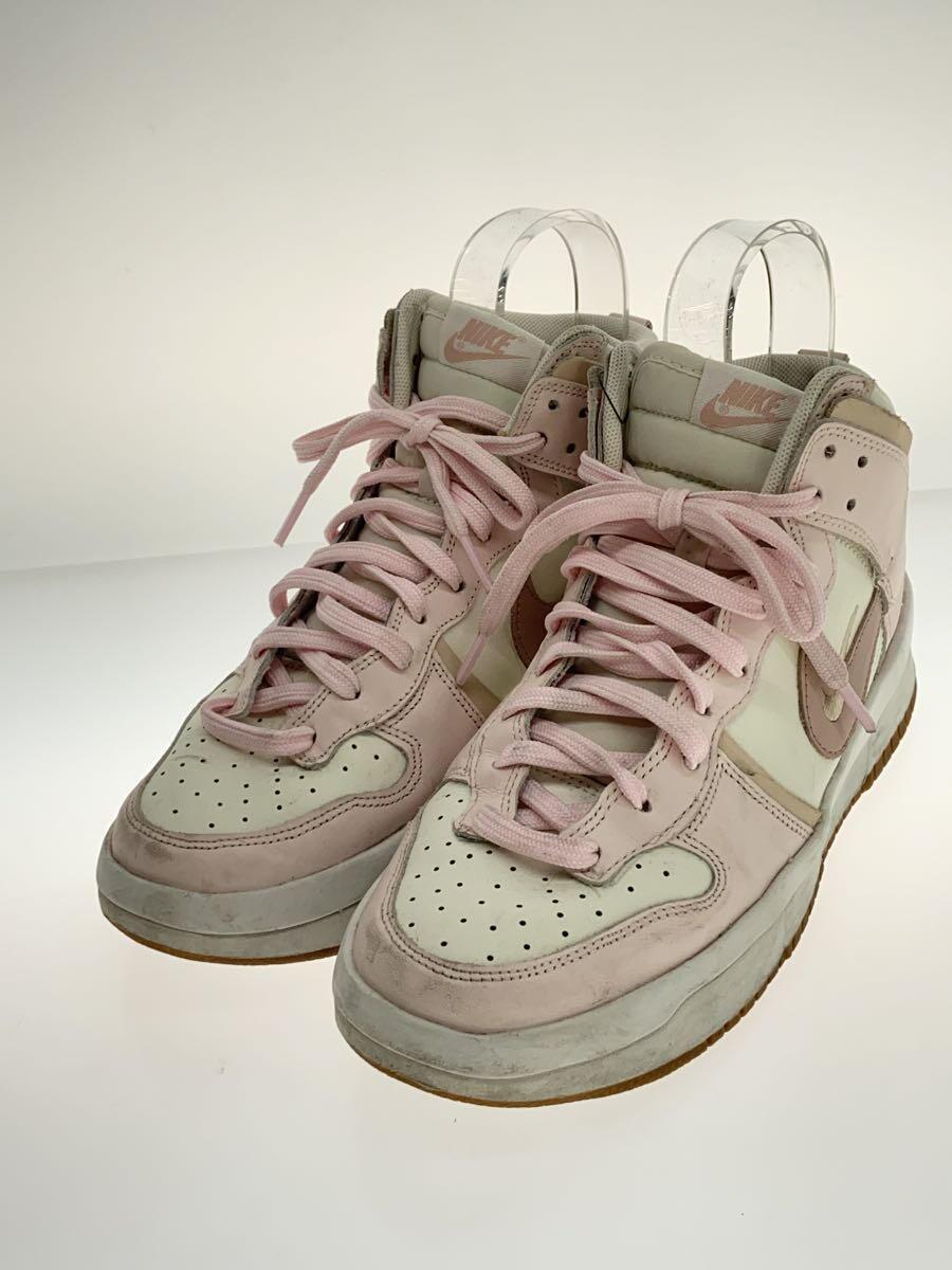 NIKE◆WMNS DUNK HIGH UP SAIL/ハイカットスニーカー/26cm/PNK/DH3718-102_画像2