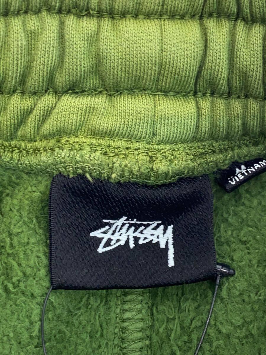 STUSSY◆22AW/SPORT CARGO FLEECE PANTボトム/M/コットン/GRN/無地/116578_画像4