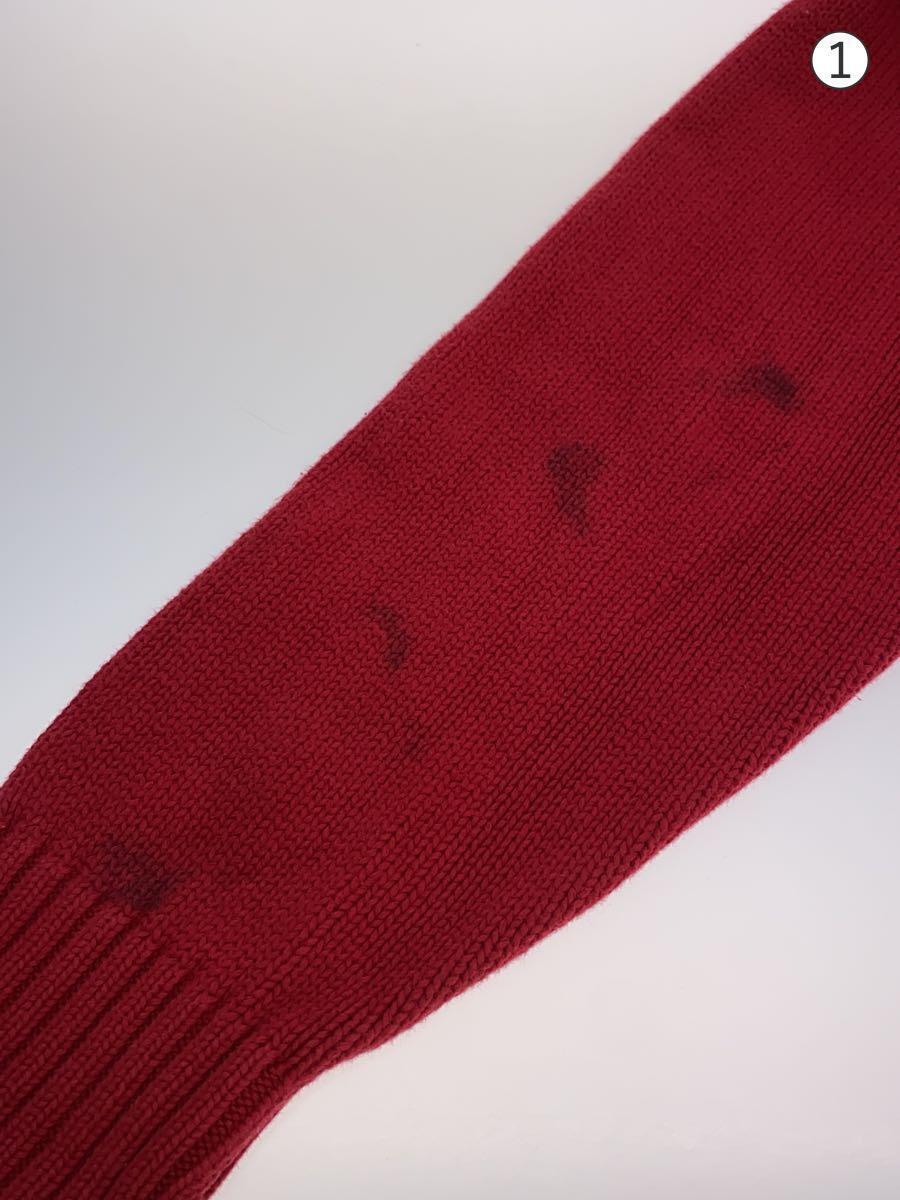 POLO RALPH LAUREN* свитер ( толстый )/XL/ шерсть /RED/ одноцветный 