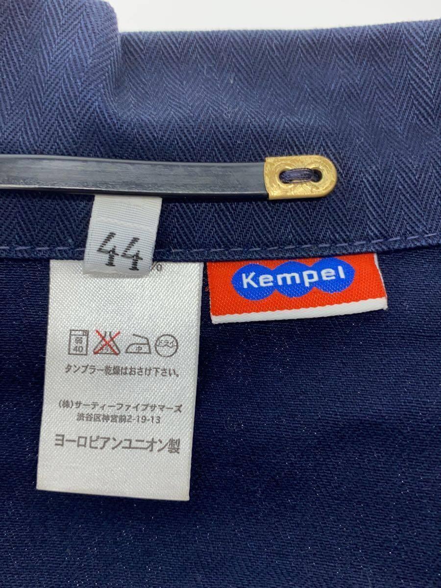 KEMPEL◆カバーオール/44/コットン/NVY/ヘリンボーン_画像3