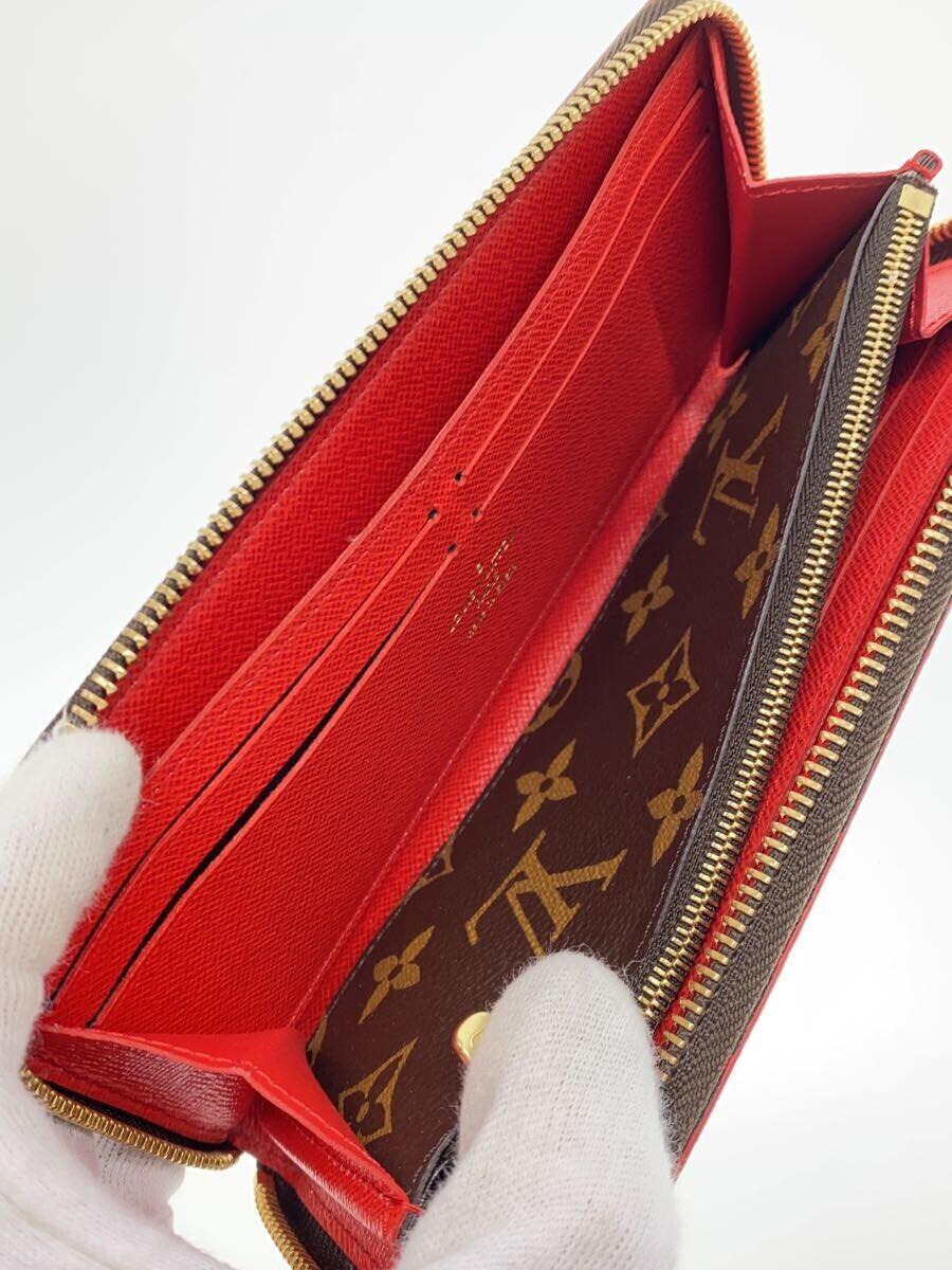 LOUIS VUITTON◆ポルト・フォイユ・クレマンス_モノグラム・キャンバス_フラワーチャーム_BRW_コクリコ/PVC/BRW/レディ_画像6