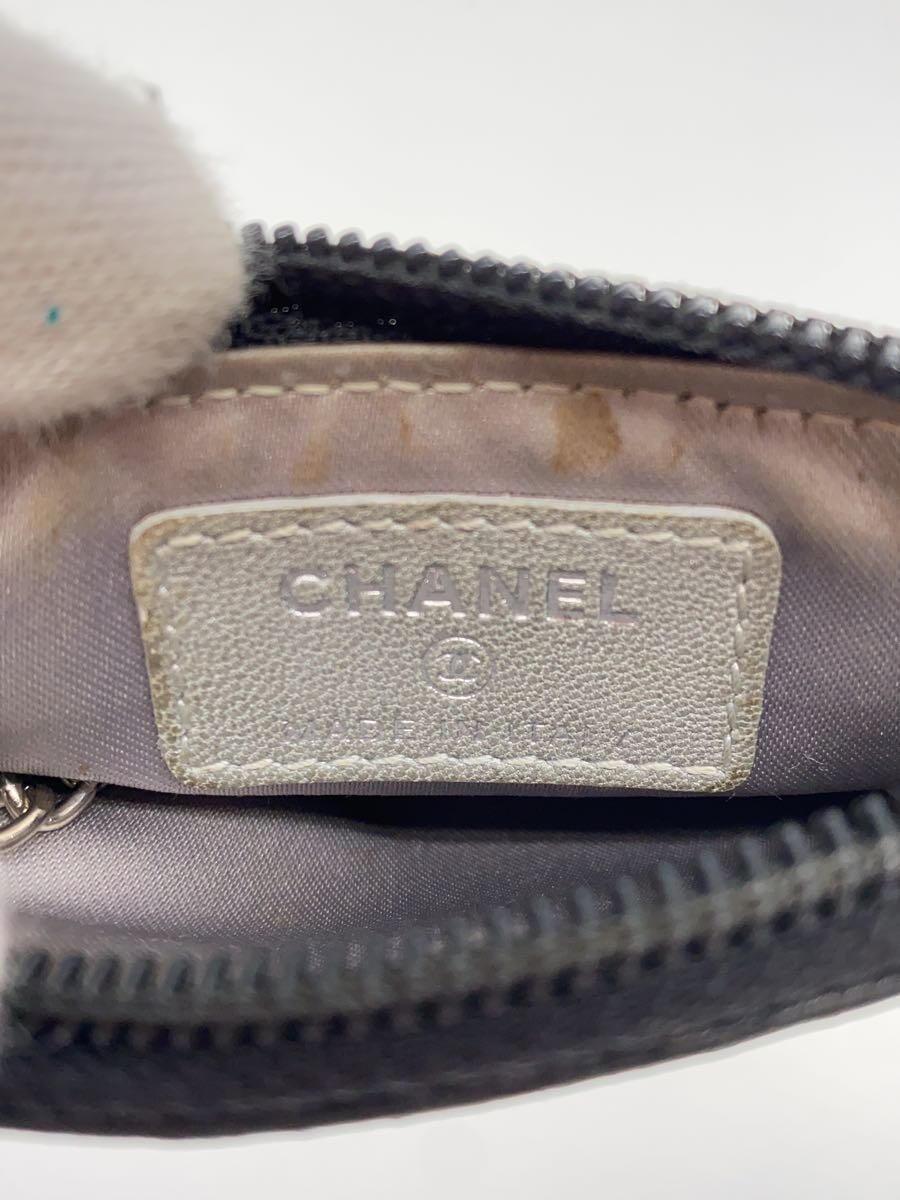 CHANEL◆コインケース/レザー/BLK/レディース_画像3