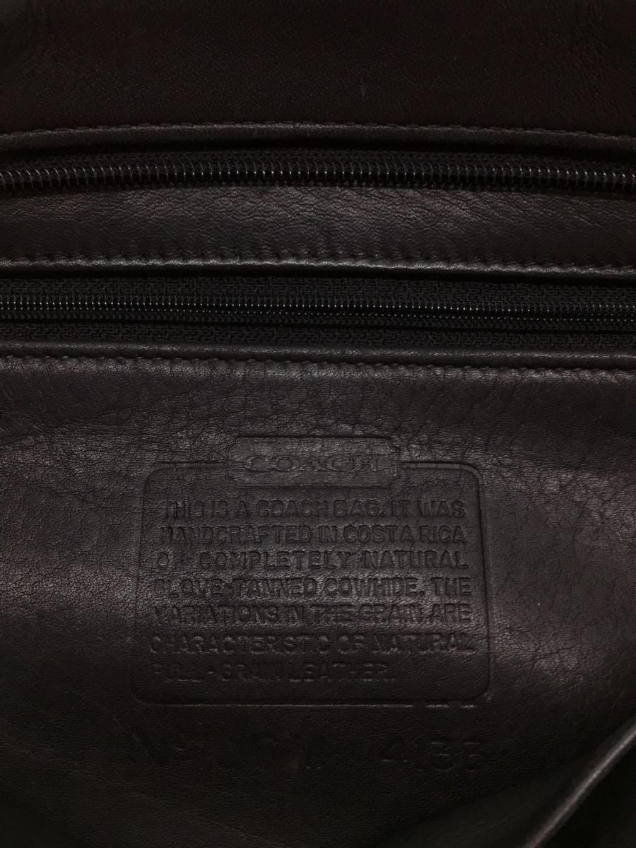 COACH◆ハンドバッグ/レザー/BLK/6M 4133_画像5