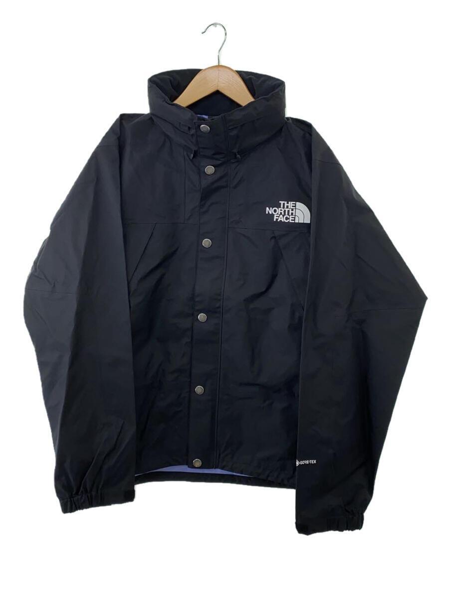 THE NORTH FACE◆MOUNTAIN RAINTEX JACKET_マウンテンレインテックスジャケット/L/ナイロン/BLK/無地_画像1