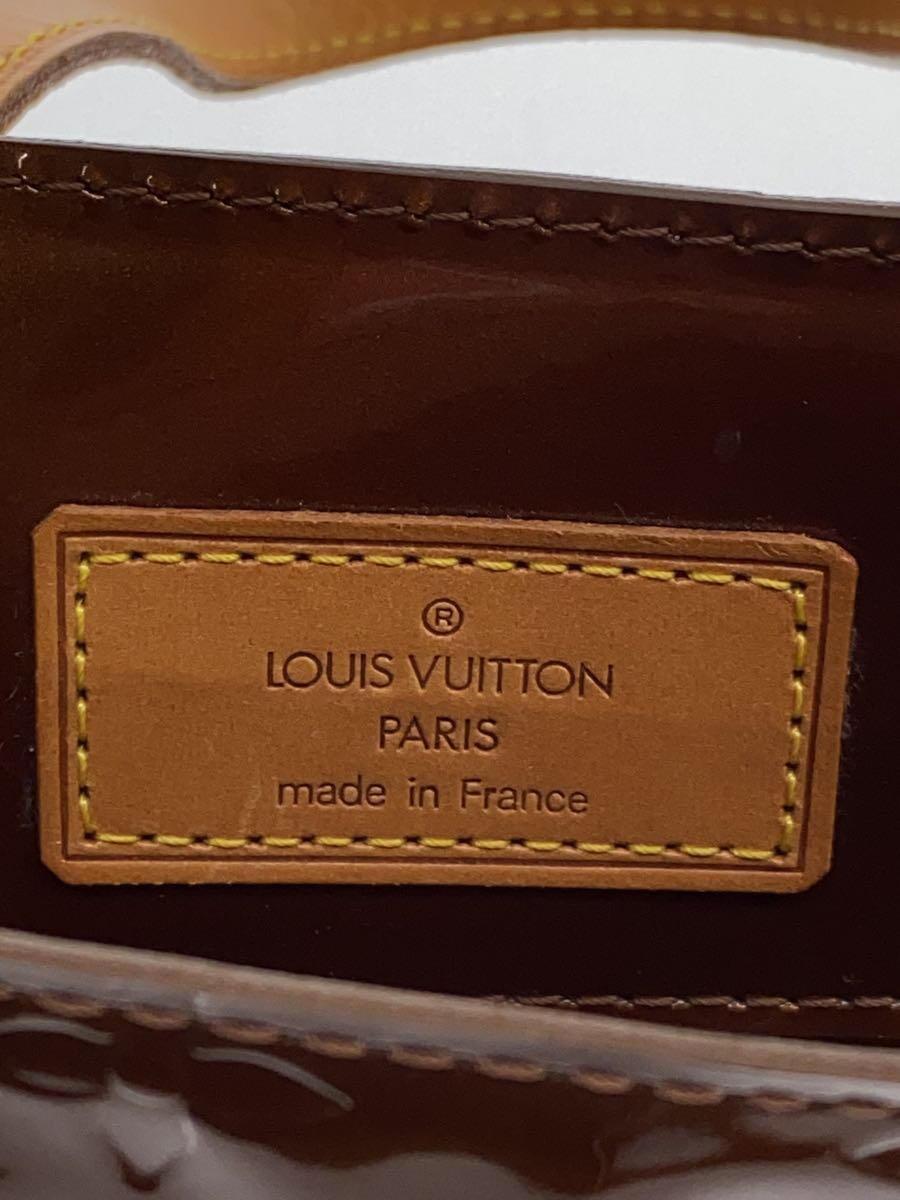 LOUIS VUITTON◆トートバッグ/リードPM_モノグラム・ヴェルニ_BRW/エナメル/BRW/M91146_画像5