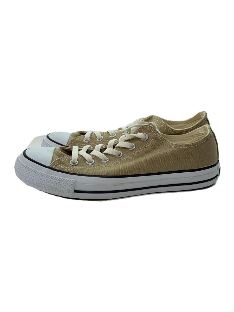 CONVERSE◆ローカットスニーカー/26cm/BEG/キャンバス/1cl129_画像1