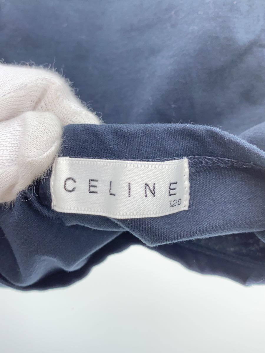 CELINE◆タンクトップ/120cm/コットン/ブラック_画像3