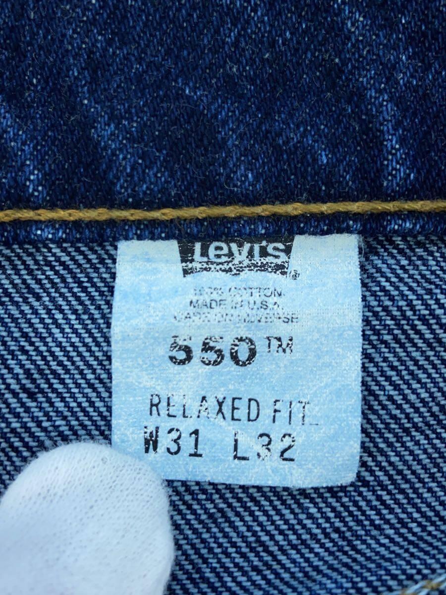 Levi’s◆550/USA製/ボトム/31/デニム/IDG_画像5