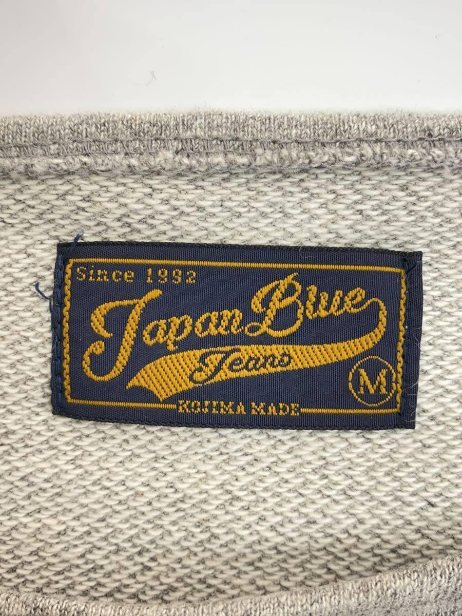 JAPAN BLUE JEANS◆長袖Tシャツ/M/コットン/GRY/無地/JBST031717042_画像3