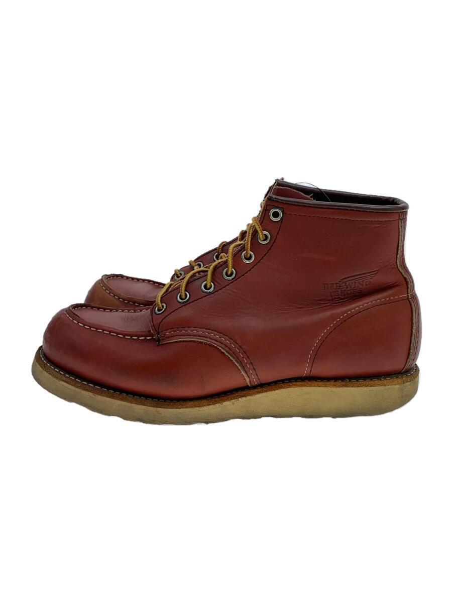 RED WING◆レースアップブーツ/-/BRW/レザー_画像1
