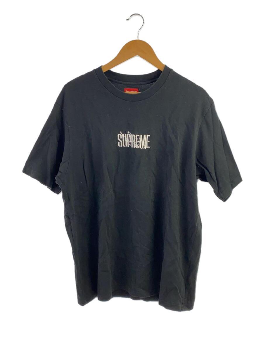 Supreme◆Tシャツ/L/コットン/BLK/21SS/Splatter S/S