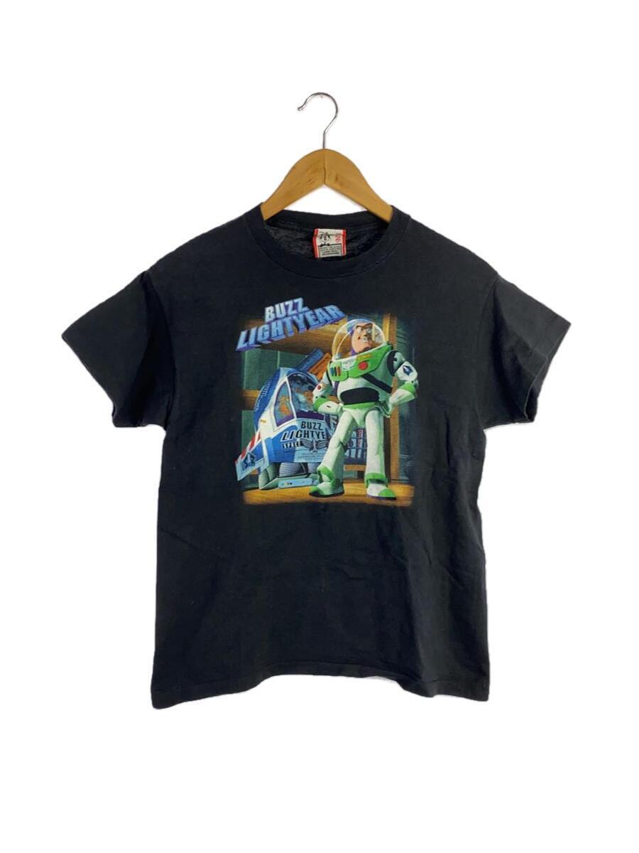 Disney◆90s/バズライトイヤー/赤タグ/Tシャツ/L/コットン/BLK