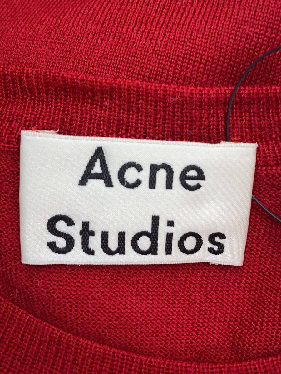 Acne Studios(Acne)◆クルーネックニット/L/ウール/RED/KORT PSS17_画像3