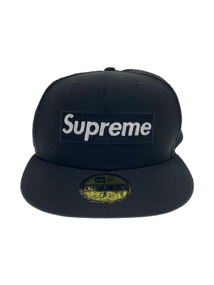 Supreme◆Box Logo/キャップ/7 5/8/BLK/無地/メンズ