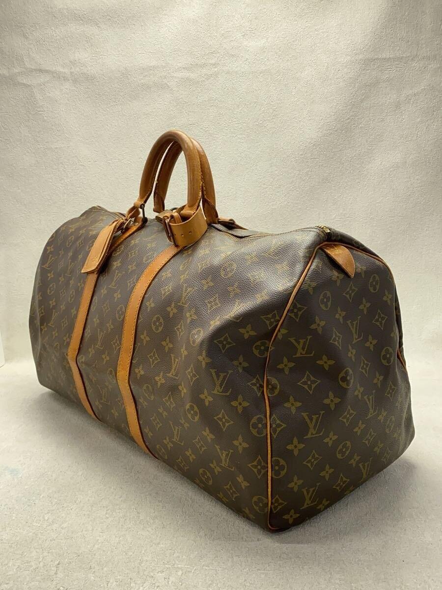 LOUIS VUITTON◆キーポル60_モノグラム・キャンバス_BRW/PVC/BRW_画像2