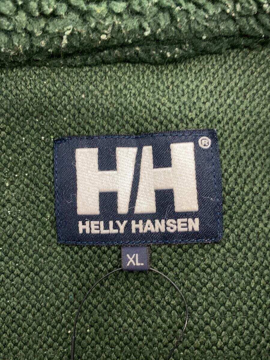 HELLY HANSEN◆フリースジャケット/XL/ポリエステル/GRN_画像3