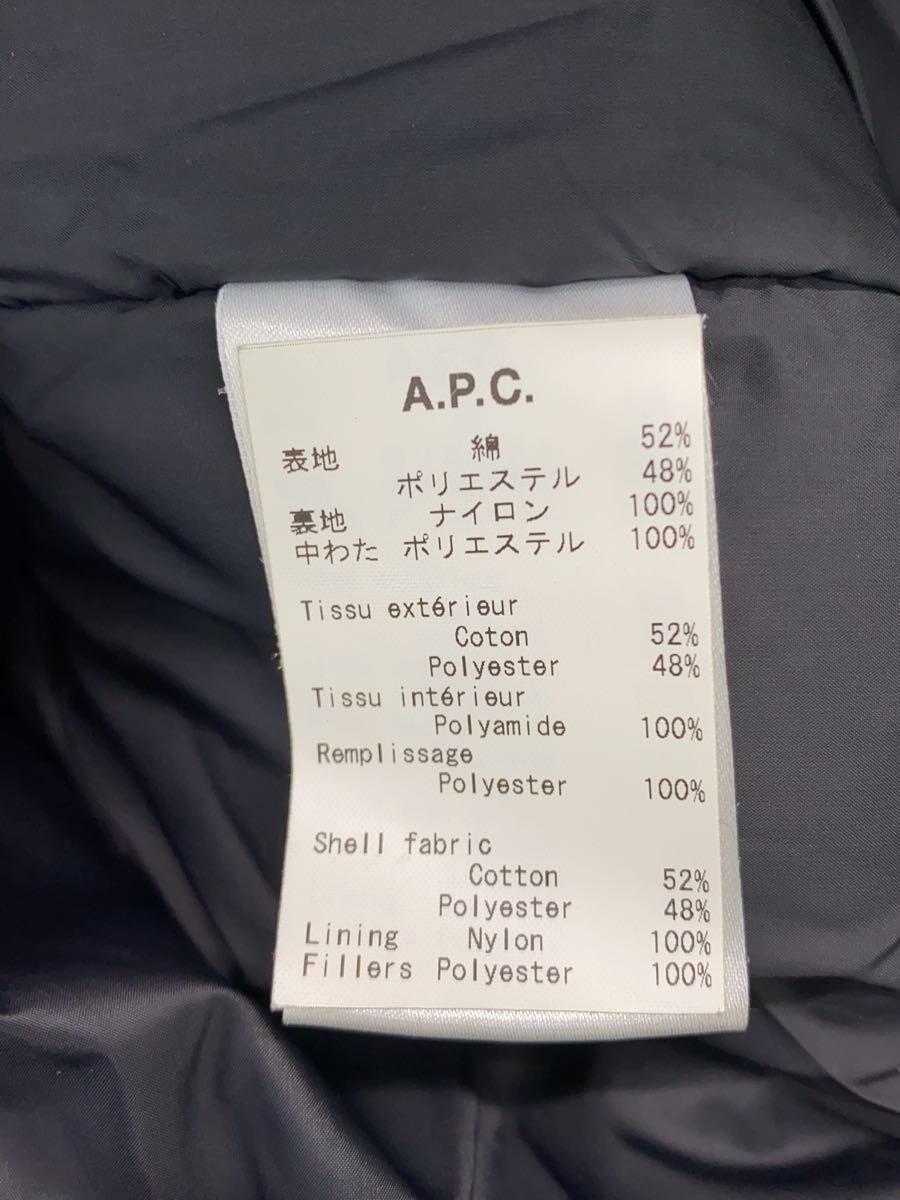 A.P.C.◆ジャケット/-/コットン/BLK/24196-1-32112_画像4