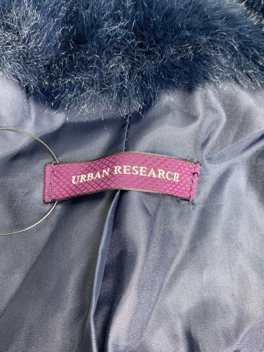 URBAN RESEARCH◆フェイクファーVコート/FREE/ポリエステル/NVY/WH87-27M002_画像3