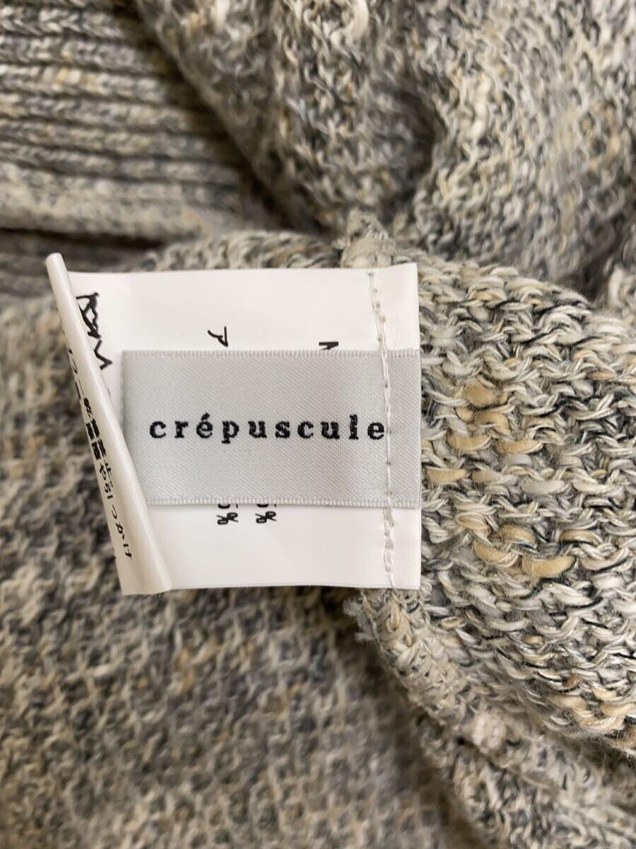 crepuscule◆セーター(薄手)/1/コットン/GRY/2001-003_画像3