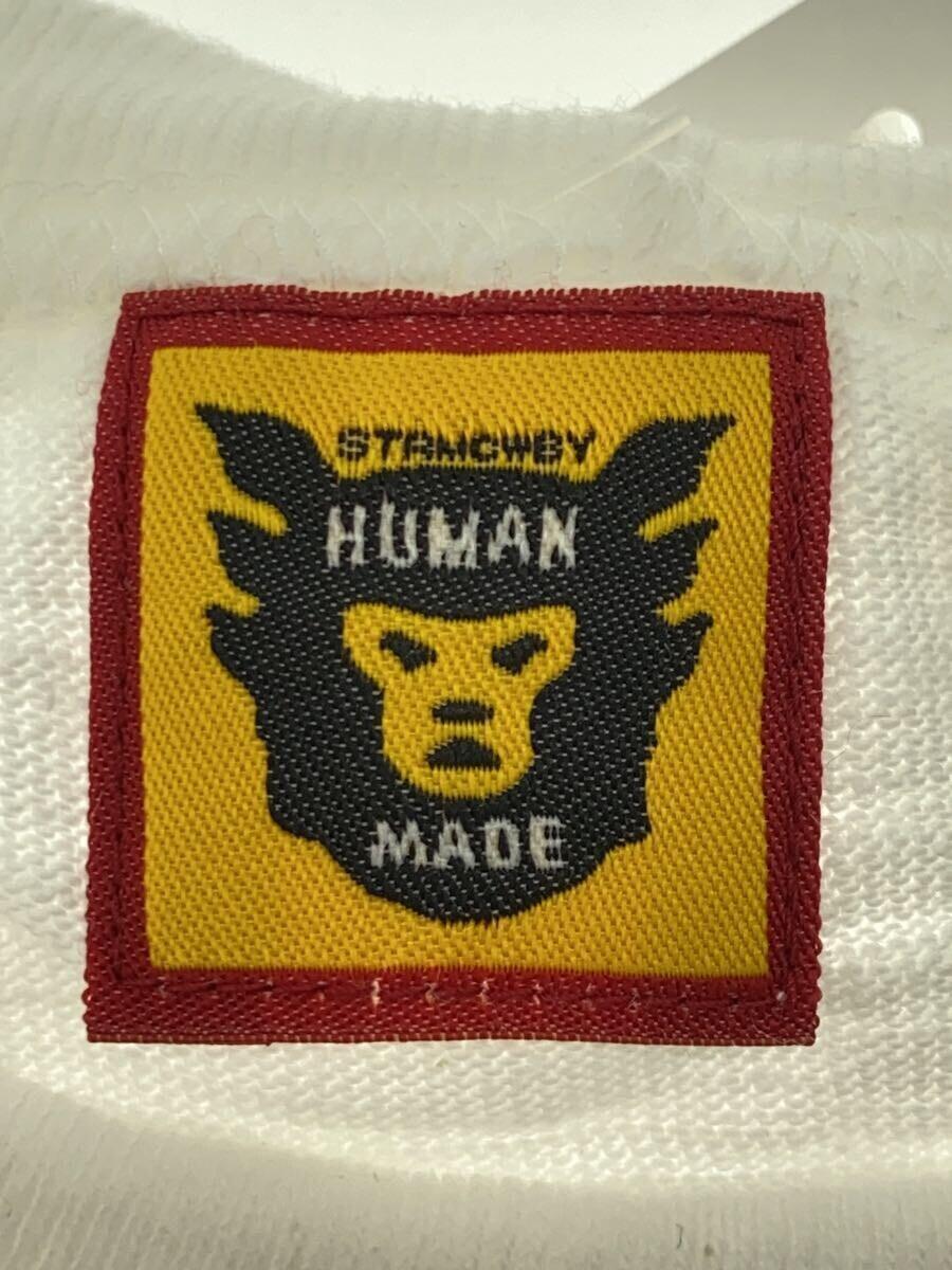 HUMAN MADE◆Tシャツ/-/コットン/WHT/プリント/XX26TE008_画像3