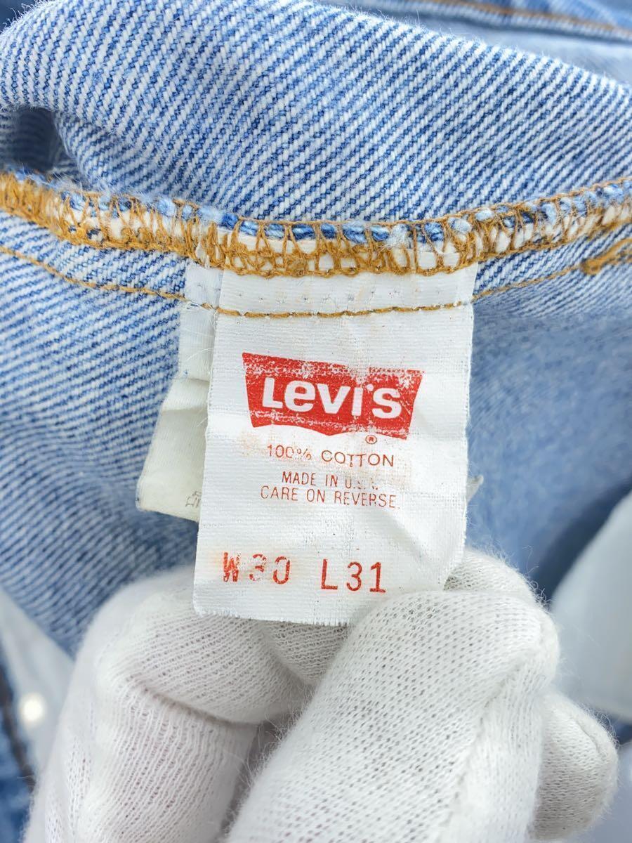 Levi’s◆ストレートパンツ/30/コットン/IDG/無地_画像5