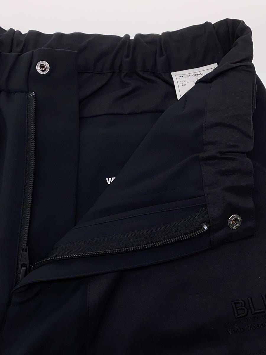 WHITE MOUNTAINEERING◆ボトム/0/ポリエステル/ブラック/BK2373405_画像3