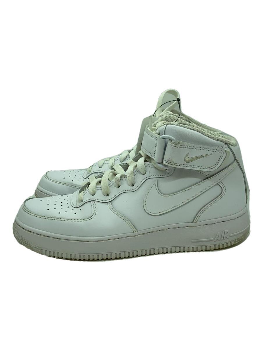 NIKE◆AIR FORCE 1 MID 07_エアフォース 1 ミッド 07/26.5cm/WHT/リネン