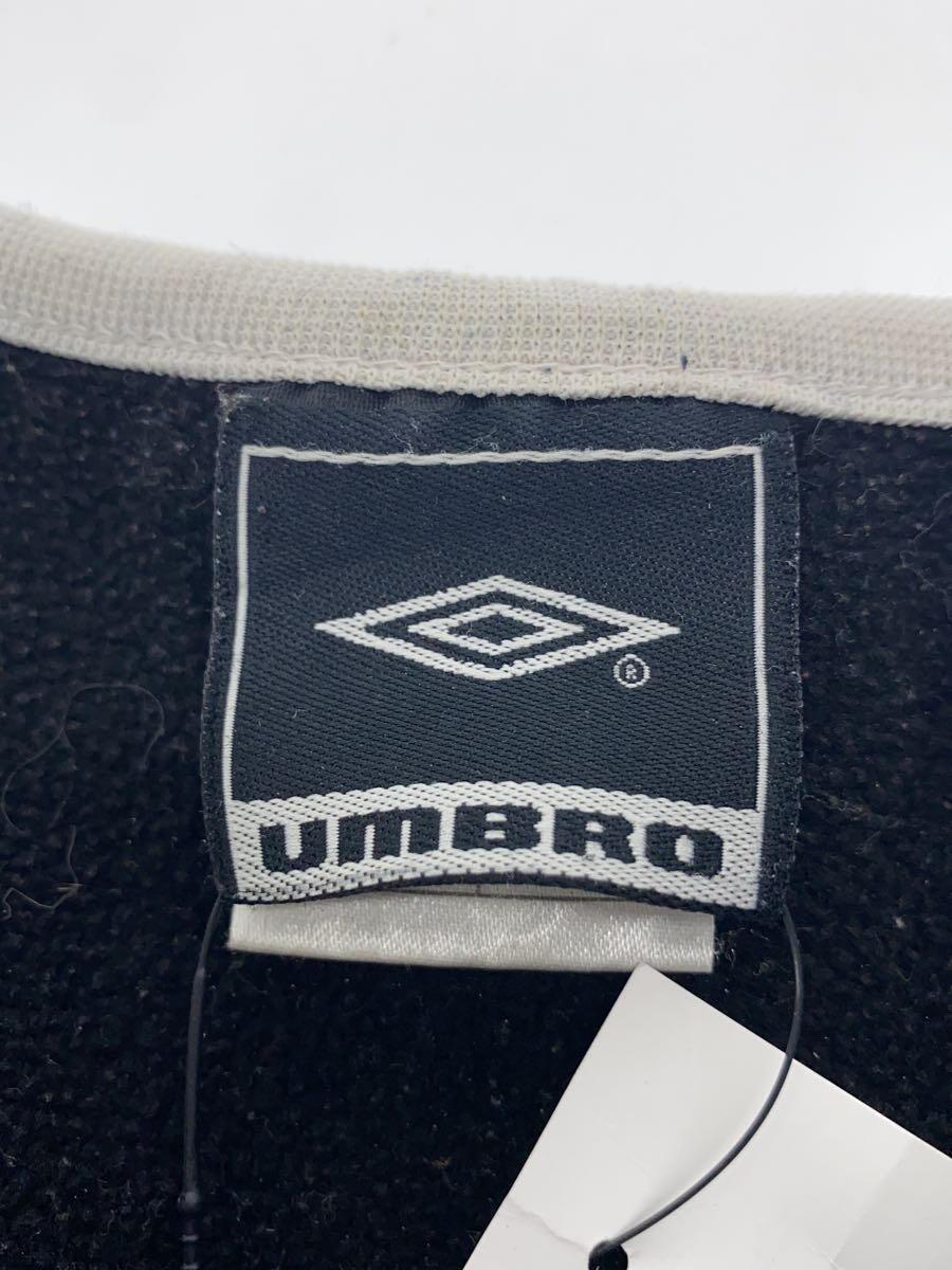 UMBRO◆スウェット/L/ポリエステル/BLK_画像3