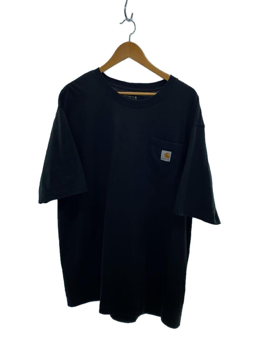 Carhartt◆ポケットTシャツ/XL/ブラック_画像1