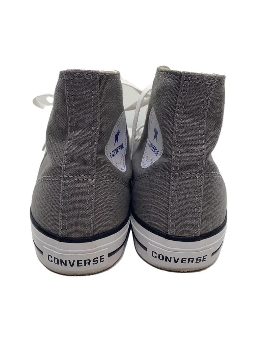 CONVERSE◆ハイカットスニーカー/24.5cm/グレー/キャンバス/コンバース_画像6