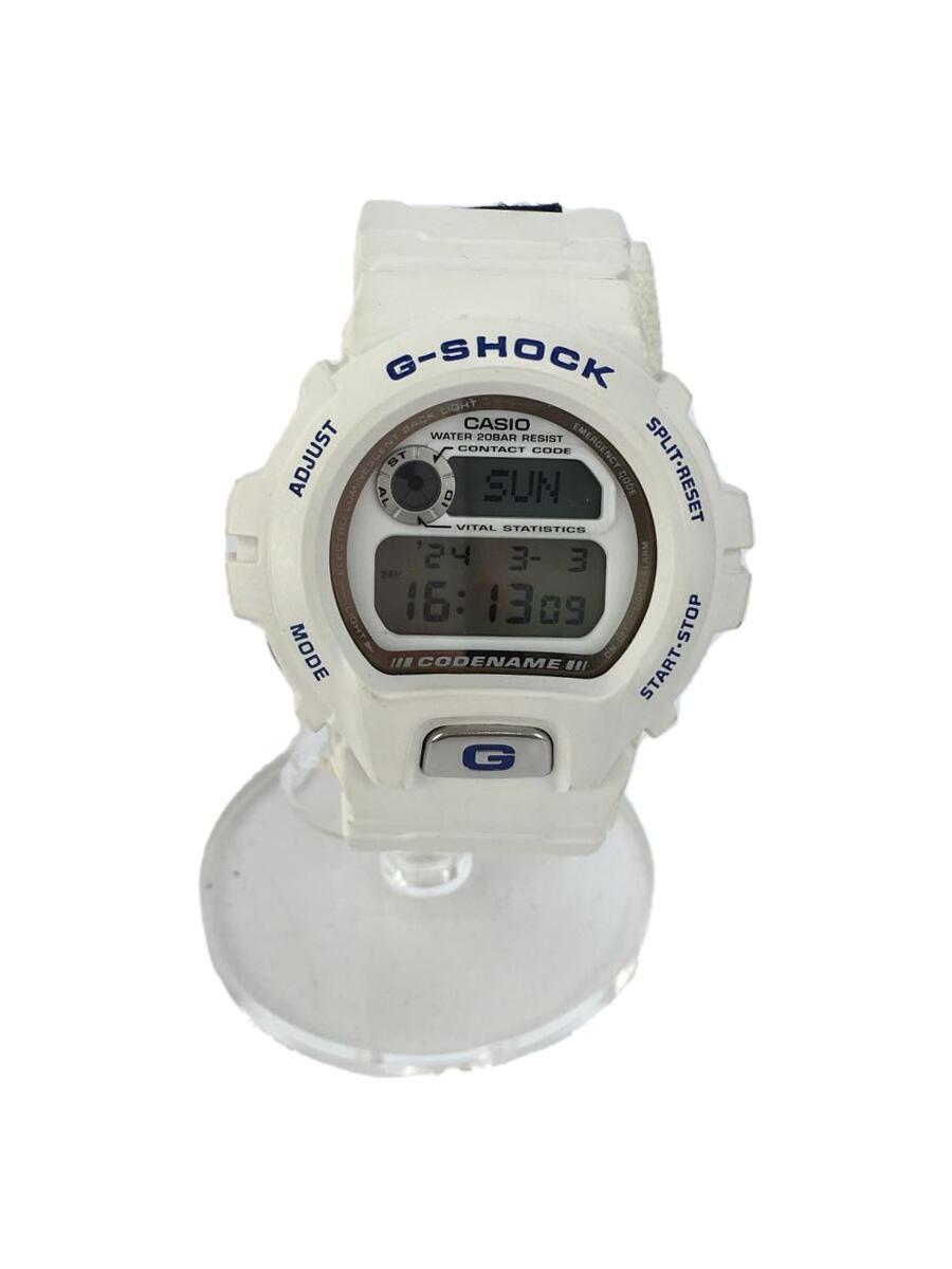 最大80%オフ CASIO◇クォーツ腕時計/アナログ/ナイロン/WHT/WHT/DW-6697 その他