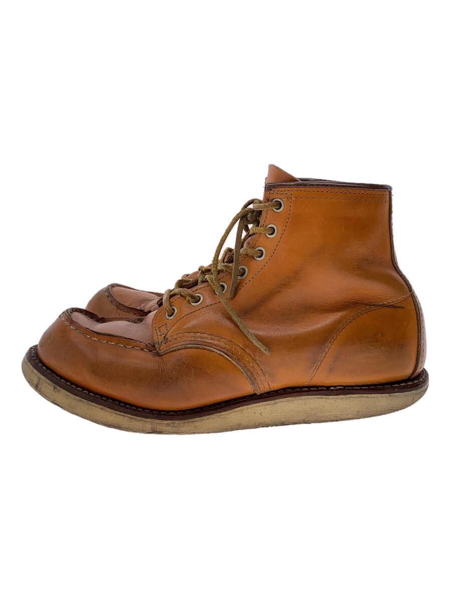 RED WING◆レースアップブーツ・6インチクラシックモックトゥ/US8/CML_画像1