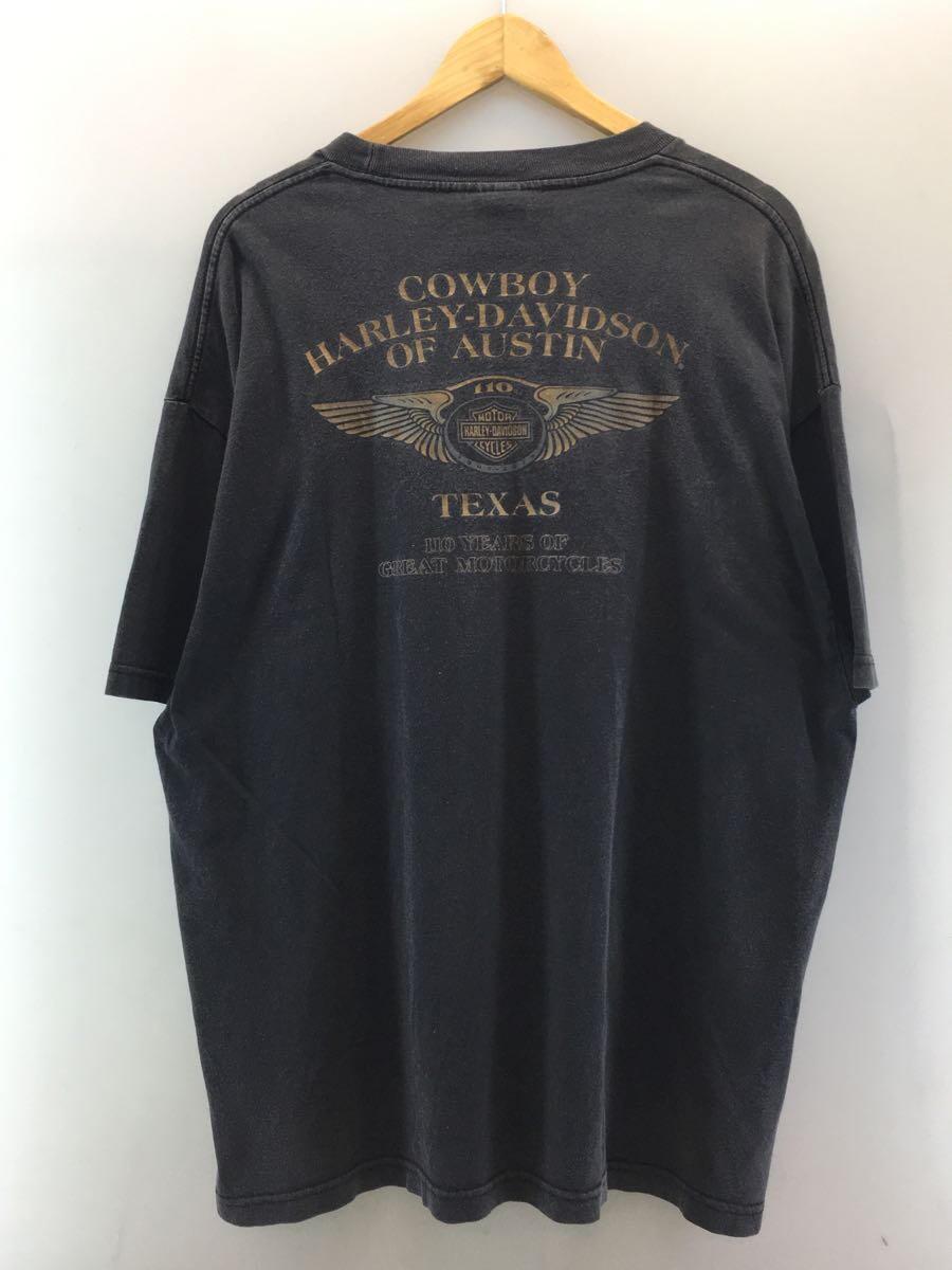 HARLEY DAVIDSON◆Tシャツ/XXL/コットン/GRY/プリント_画像2