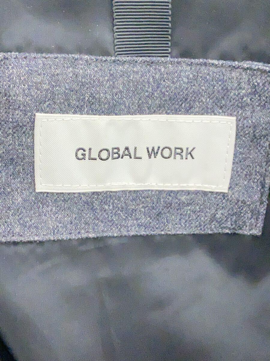 GLOBAL WORK◆HOODED DOWN JACKET ダウンジャケット/S/ナイロン/GRY/GW316022AD_画像3