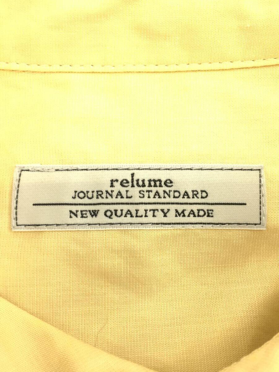 JOURNAL STANDARD relume◆長袖シャツ/FREE/コットン/YLW/メンズ/22-050-462-6010-1-0_画像3