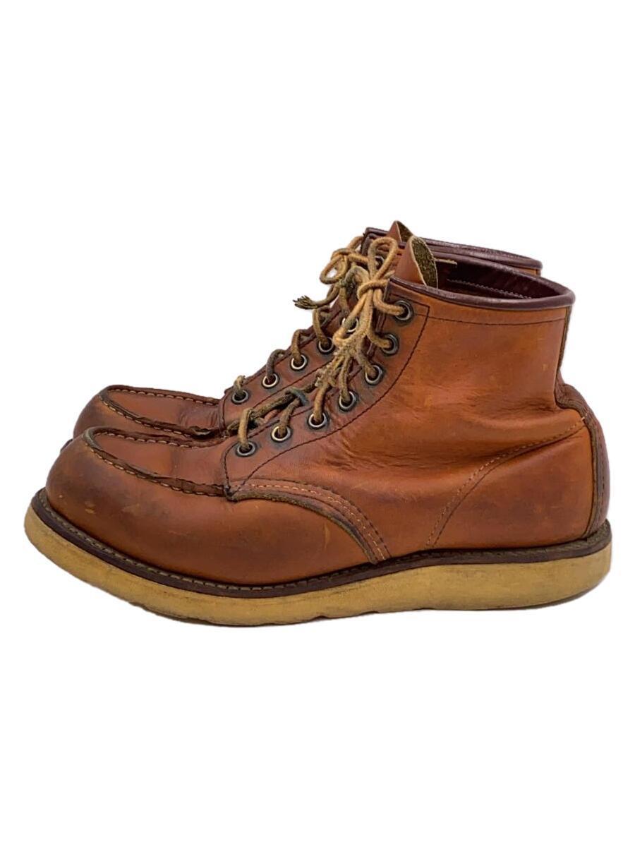 RED WING◆ブーツ/US7.5/BRW/レザー/00875-3