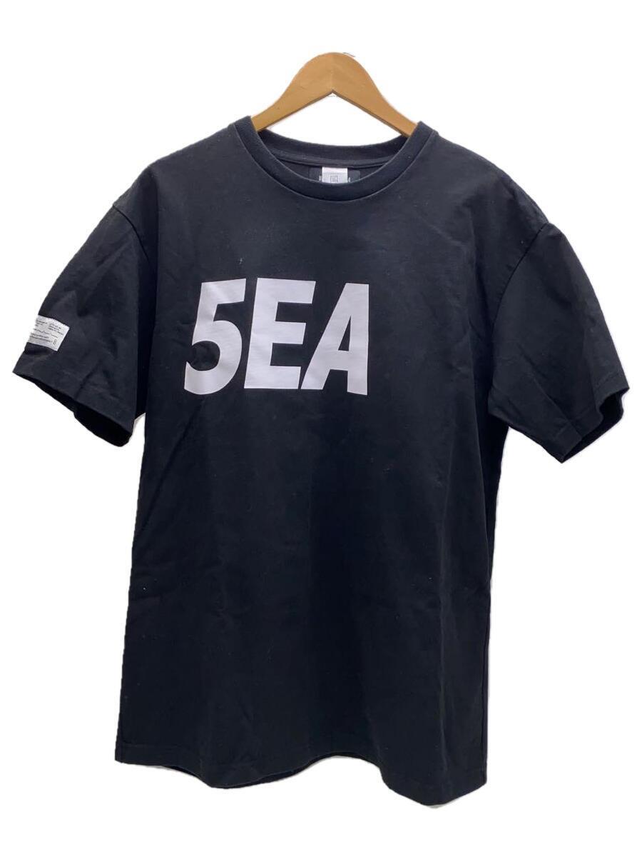 WIND AND SEA◆×good night 5tore/Tシャツ/L/コットン/BLK/プリント/GN223