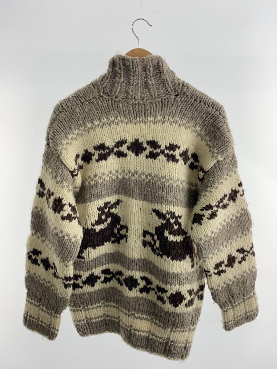 NATIVE INDIAN KNIT/カーディガン(厚手)/-/ウール/BEG/総柄_画像2