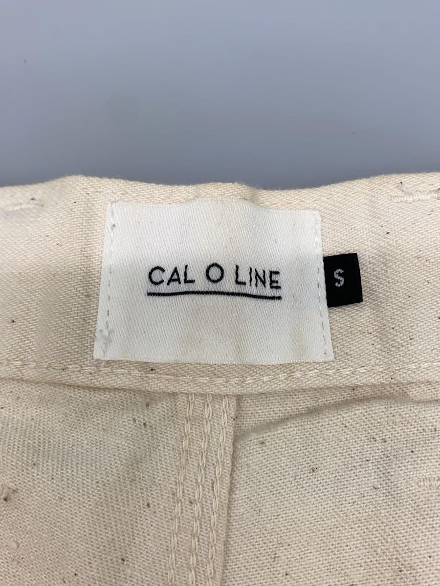 CAL O LINE◆21SS/ボトム/S/コットン/CRM/CL162-034_画像4