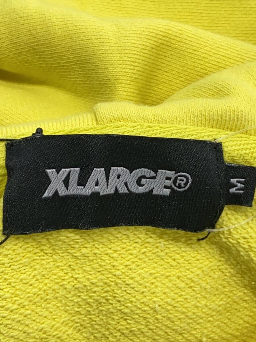 X-LARGE◆パーカー/M/コットン/YLW/無地/01191206_画像3
