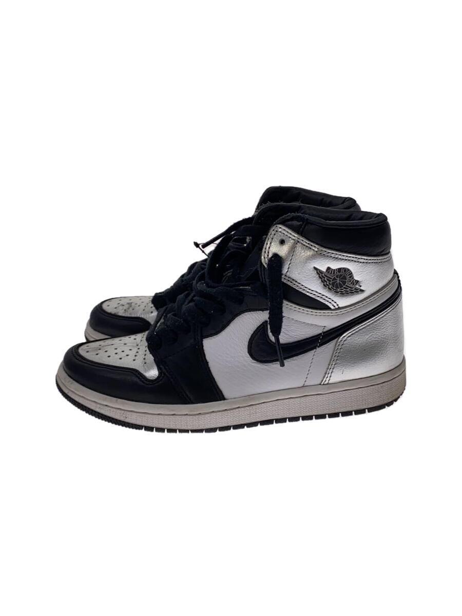 NIKE◆AIR JORDAN 1 HIGH OG_エアジョーダン 1 ハイ OG/23cm/SLV