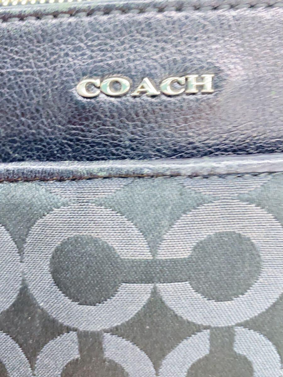 COACH◆トートバッグ/-/BLK/d1326_画像5