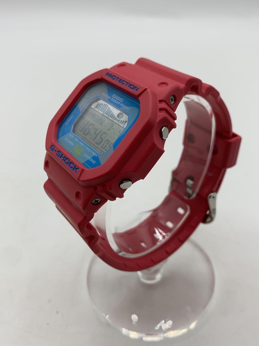 CASIO◆クォーツ腕時計・G-SHOCK/デジタル/GRY/PNK_画像2