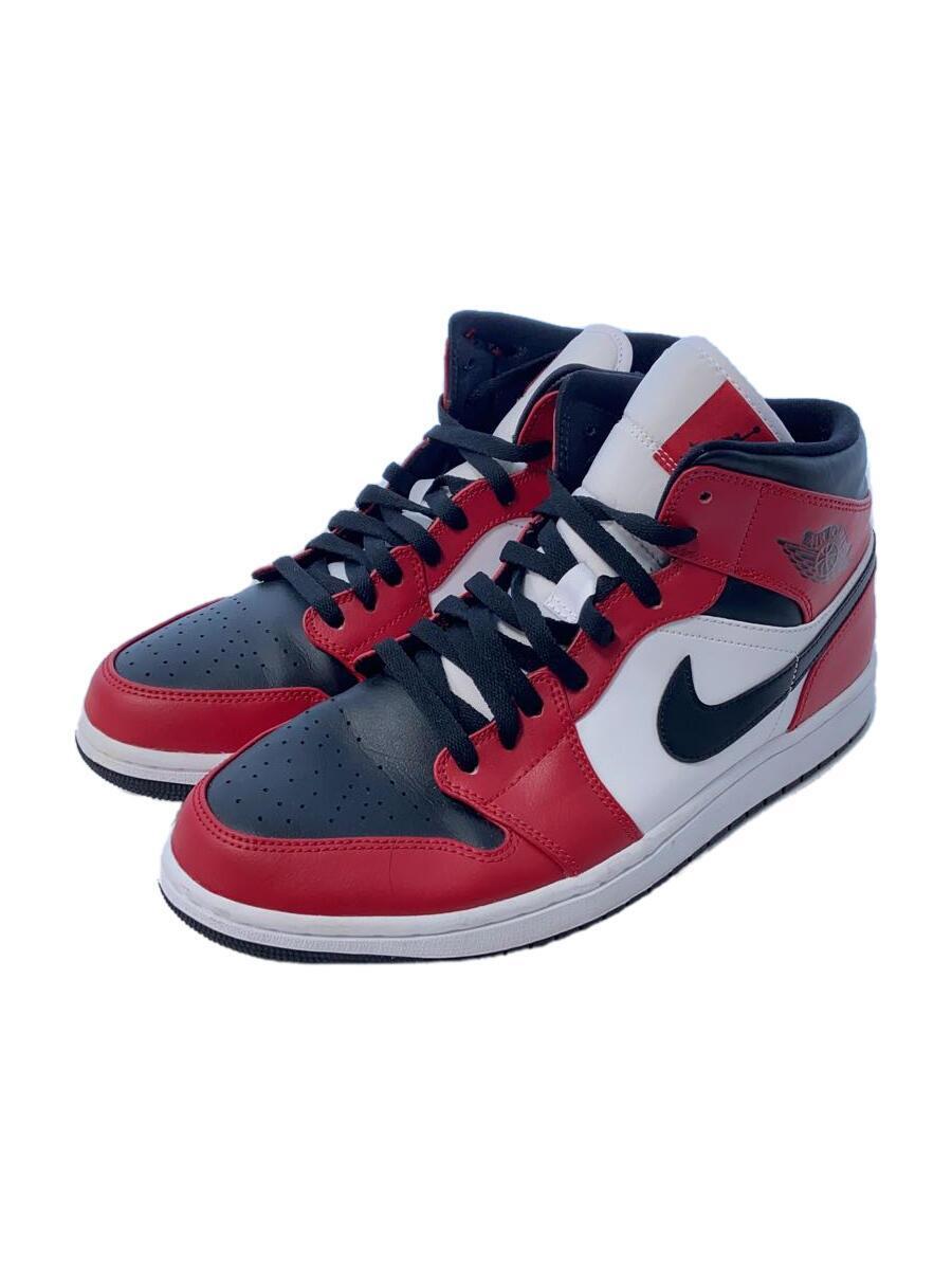 NIKE◆AIR JORDAN 1 MID/29cm/RED