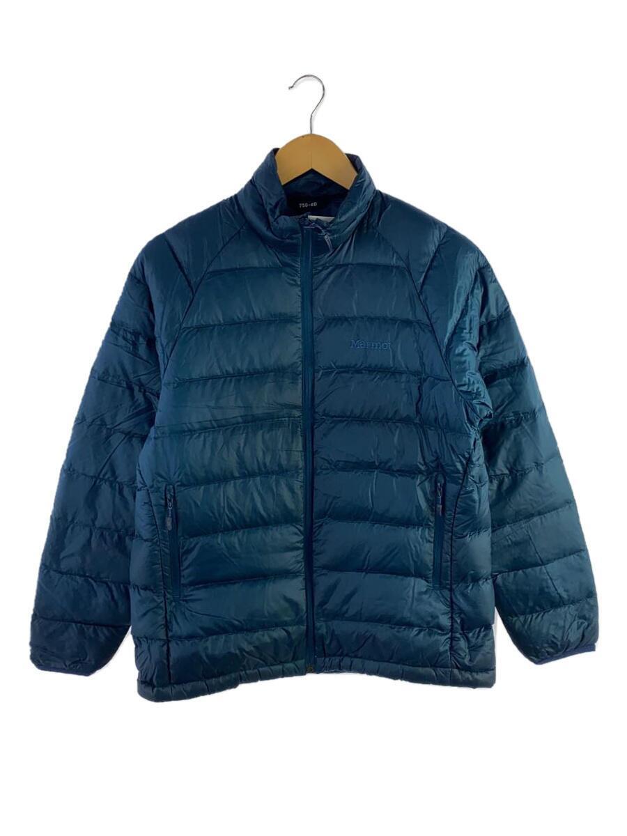 Marmot◆マーモット/Compact Down Jacket/ダウンジャケット/M/ナイロン/ネイビー/TOWSJL90XB