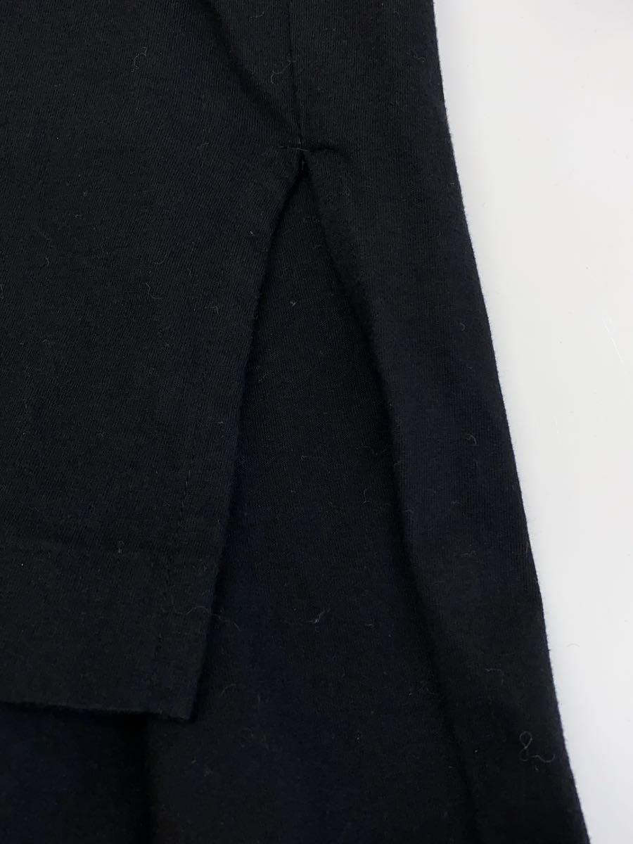 YOHJI YAMAMOTO◆アシンメトリー/3/コットン/BLK/プリント/HR-T26-076_画像9