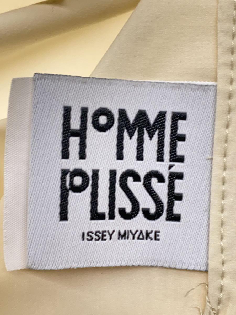 HOMME PLISSE ISSEY MIYAKE◆HP23FJ331/長袖シャツ/2/ポリエステル/CRM/無地_画像3