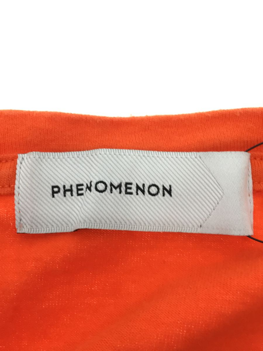 PHENOMENON◆Tシャツ/XL/コットン/ORN/プリント/オレンジ/PM15SSE04902_画像3