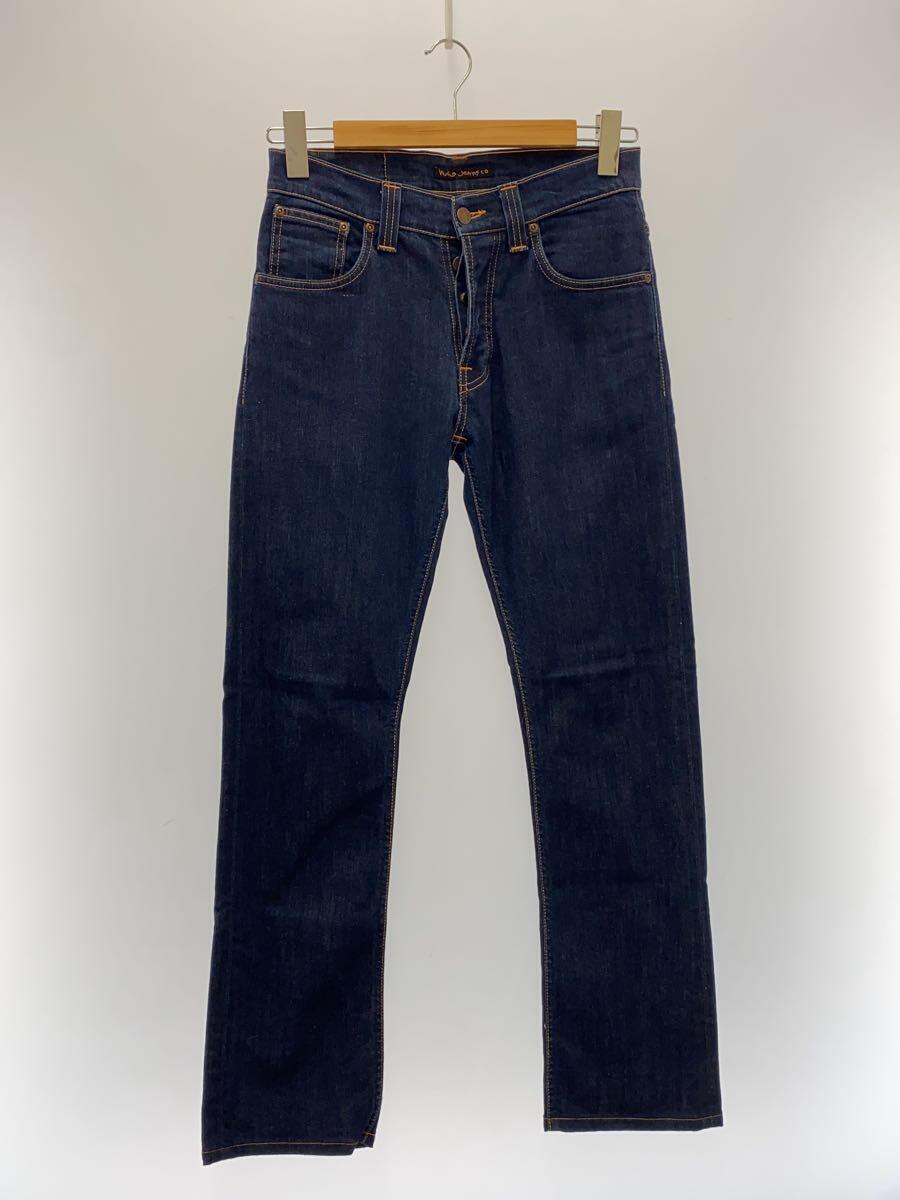 NUDIE JEANS◆ボトム/32/コットン/IDG/無地_画像1